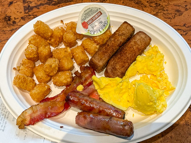 Savanna Platter breakfast at The Mara, Animal Kingdom Lodge