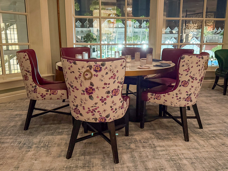 Dining table at Citricos, Disney World